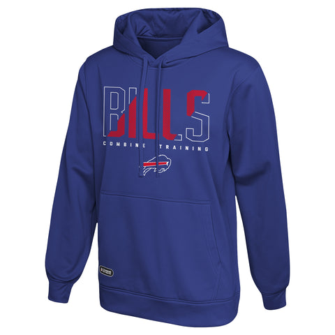 Outerstuff NFL Men's Buffalo Bills Backfield Combine Pullover Hoodie