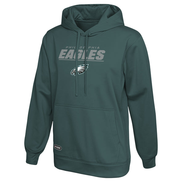 Outerstuff NFL Men's Philadelphia Eagles Stated Pullover Hoodie, Green