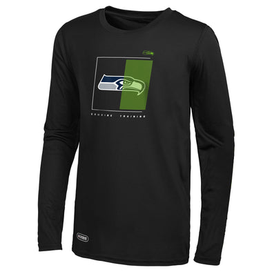 Outerstuff NFL Men's Seattle Seahawks Too Tough Long Sleeve Dri-Tek T-Shirt