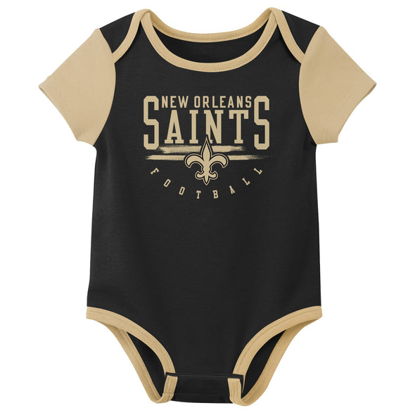 Outerstuff NFL Infant Unisex New Orleans Saints Variety 3-Pack Set