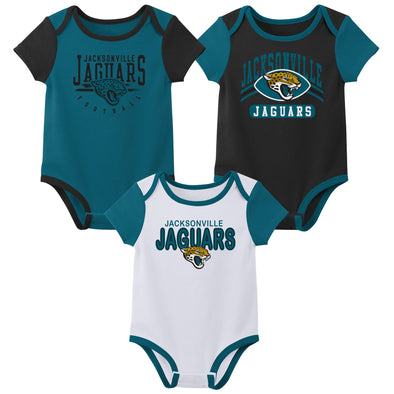 Outerstuff NFL Infant Unisex Jacksonville Jaguars Variety 3-Pack Set