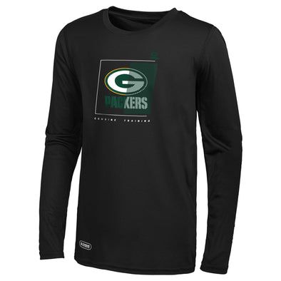 Outerstuff NFL Men's Green Bay Packers Too Tough Long Sleeve Dri-Tek T-Shirt
