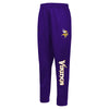 Outerstuff NFL Men's Minnesota Vikings Side Line Elastic Tech Joggers