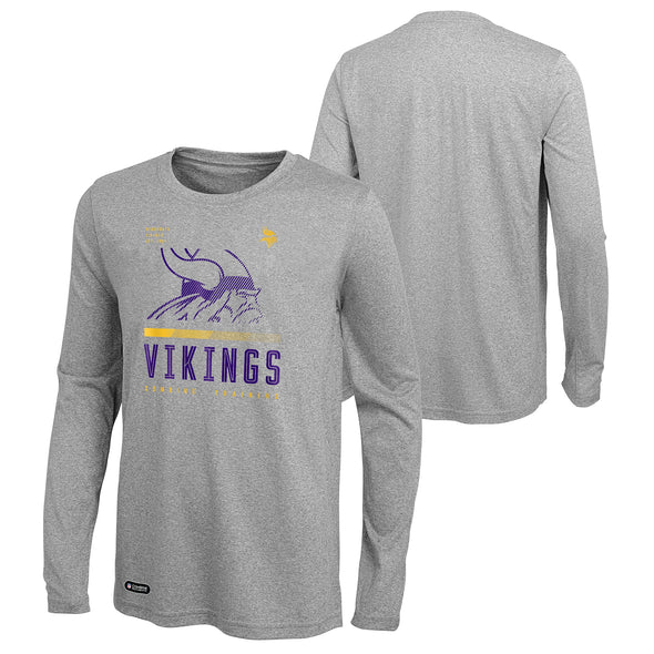 Outerstuff NFL Men's Minnesota Vikings Red Zone Long Sleeve T-Shirt Top