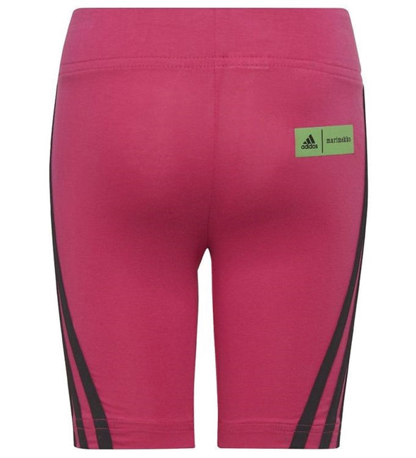 Adidas X Marimekko Little Girls Tee & Tights Set, Frost Pink/Real Magenta/Semi Solar Lime