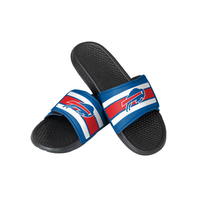 FOCO NFL Youth Buffalo Bills Legacy Sport Slide Flip Flop Sandals