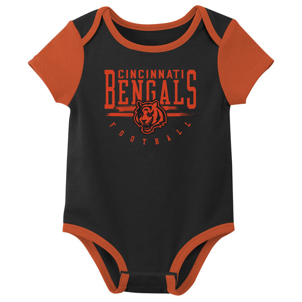 Outerstuff NFL Infant Unisex Cincinnati Bengals Variety 3-Pack Set
