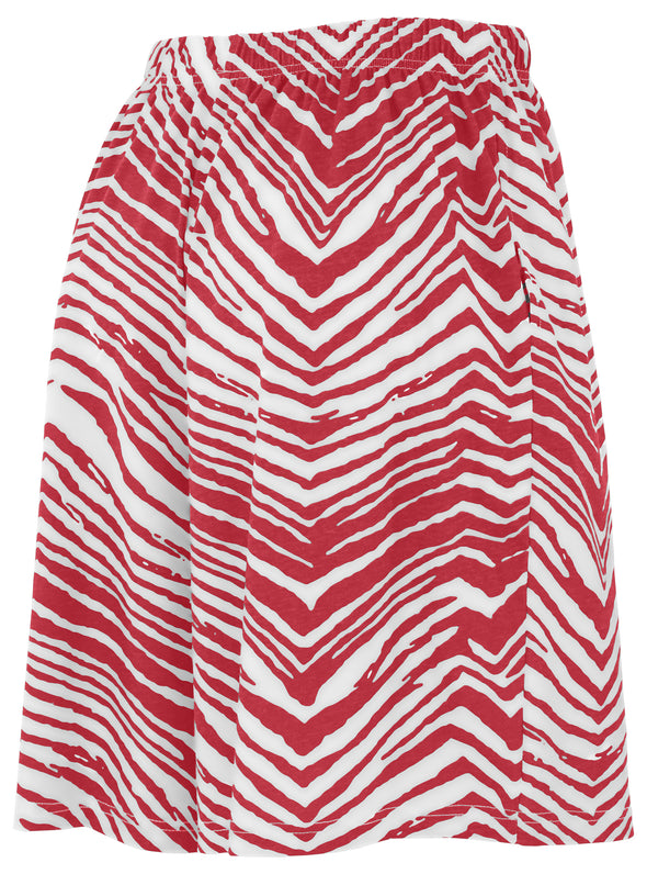 Zubaz NFL Adult Unisex Z88 Zebra Short for Men and Women, Arizona Cardinals