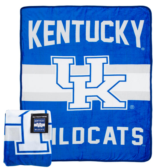 Northwest NCAA Kentucky Wildcats Singular Silk Touch Throw Blanket, 45" x 60"