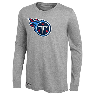 Outerstuff NFL Men's Tennessee Titans Primary Stadium Logo Long Sleeve Tee