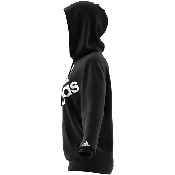 Adidas Women's Brand Love Slanted Logo Relaxed Hoodie, Black/White