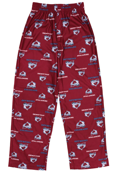 Outerstuff NHL Youth Boys Colorado Avalanche All-Over-Print Lounge Pajama Pants