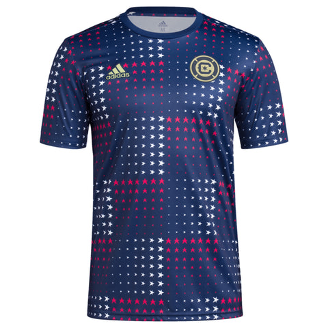 Adidas MLS Men's Chicago Fire FC 2022 Americana Pre-Match Jersey
