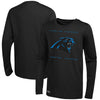 Outerstuff NFL Men's Carolina Panthers Side Drill Long Sleeve Shirt