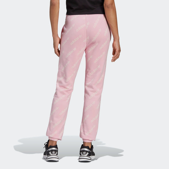 Adidas Women's Monogram Track Pants, True Pink