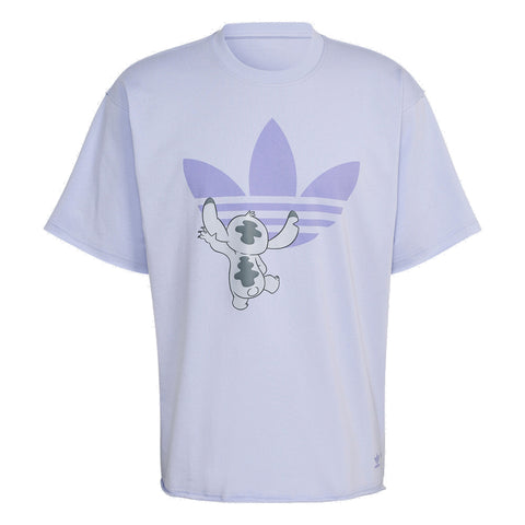 Adidas x Disney Unisex Lilo & Stitch Tee, Violet Tone