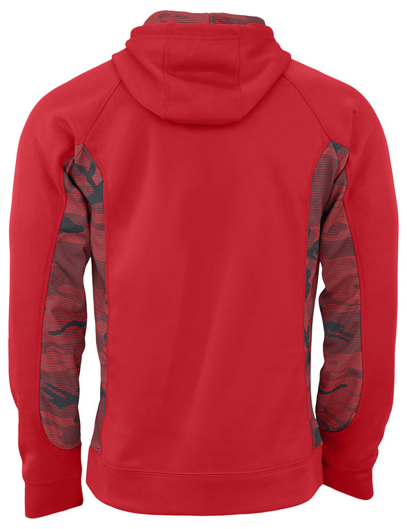 Zubaz NFL Men's Tampa Bay Buccaneers Elevated Hoodie With Camo Lines