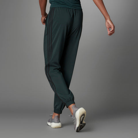 Adidas Women's Trainicons Woven 3-Stripes Jogger Pants, Shadow Green
