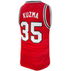 Original Retro Brand NCAA Men's Utah Utes #35 Kyle Kuzma Tackle Twill Jersey