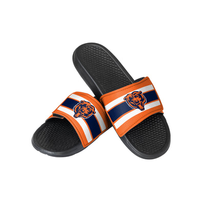 FOCO NFL Youth Chicago Bears Legacy Sport Slide Flip Flop Sandals