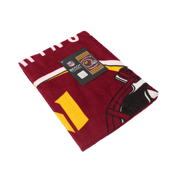 Northwest NFL Washington Commanders Stripes 30X60 Beach Towel