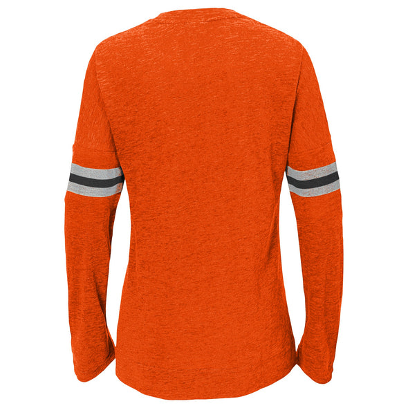 Outerstuff NHL Youth Girls Philadelphia Flyers Pacesetter Long Sleeve T-Shirt