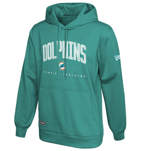 New Era NFL Men's Miami Dolphins Up Field Performance Fleece Hoodie