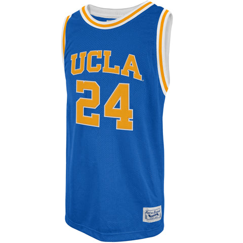 Original Retro Brand NCAA Men's UCLA Bruins #24 Jaime Jaquez Jr Tackle Twill Jersey, Blue
