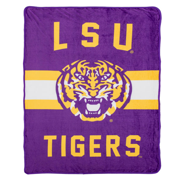 Northwest NCAA LSU Tigers Singular Silk Touch Throw Blanket, 45"X60"