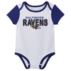 Outerstuff NFL Infant Unisex Baltimore Ravens Variety 3-Pack Set