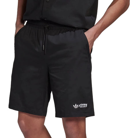 adidas Originals Men's Twill Shorts, Black