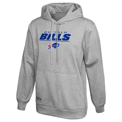 Outerstuff NFL Men's Buffalo Bills Stated Pullover Hoodie, Grey