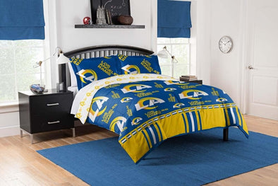 Northwest NFL Los Angeles Chargers Rotary Full Bed in Bag Set