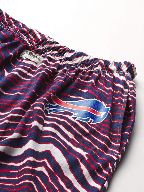 Zubaz Men's Buffalo Bills Classis Zebra Track Pant