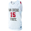 Original Retro Brand NCAA Men's San Diego State Aztecs #15 Kawhi Leonard Tackle Twill Jersey