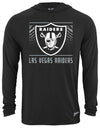 Zubaz NFL Men's Light Weight Team Color Hoodie, Alternate Tunnel Logo, Las Vegas Raiders