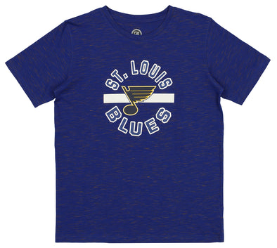 Outerstuff NHL Youth Girls St. Louis Blues Team Logo Circle Graphic Short Sleeve T-Shirt