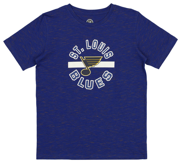 Outerstuff NHL Youth Girls St. Louis Blues Team Logo Circle Graphic Short Sleeve T-Shirt