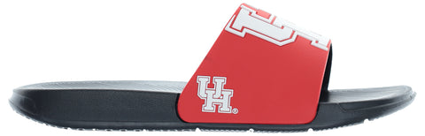 FOCO NCAA Men's Houston Cougars Cropped Big Logo Raised Slides