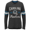 Outerstuff NFL Youth Girls Carolina Panthers Team Captain Long Sleeve T-Shirt