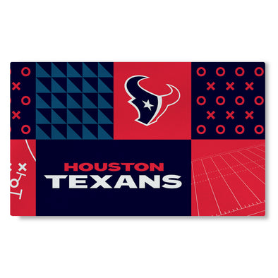 Northwest NFL Houston Texans Colorblock Washable Area Living Rug, 36" X 60"