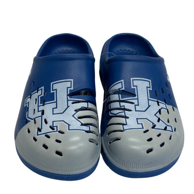 FOCO NCAA Men's Kentucky Wildcats 2023 Colorblock Big Logo Clogs