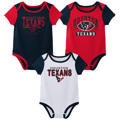 Outerstuff NFL Infant Unisex Houston Texans Variety 3-Pack Set