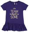 Outerstuff NFL Little Girls (4-6X) Baltimore Ravens Team Awesome Dress Top & Bottom Set