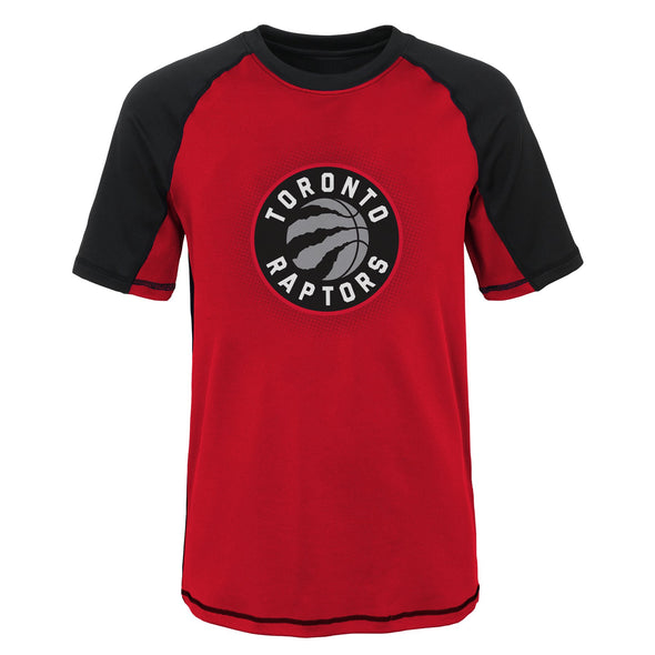 Outerstuff NBA Youth Boys (8-20) Toronto Raptors Rashguard Short Sleeve T-Shirt