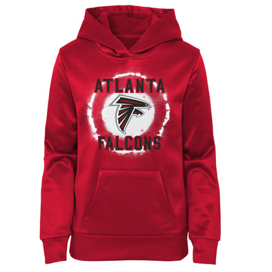Outerstuff NFL Youth Girls Atlanta Falcons Paint Blast Team Hoodie