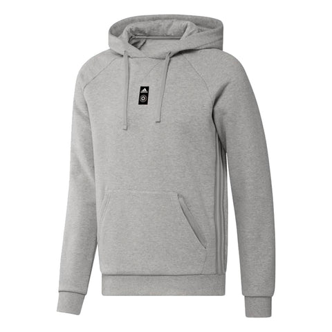 adidas MLS Men's CF Montreal Travel Hoodie Sweatshirt, Medium Grey Heather