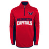 Outerstuff NHL Youth Boys Washington Capitals Hockey 1/2 Zip Sweatshirt