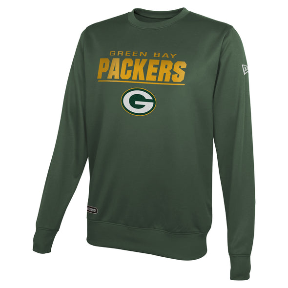 New Era NFL Men's Green Bay Packers Fleece Crew Neck Sweatshirt