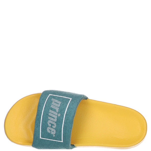 Prince Men's PALMS Slides Sandals, Teal-Orange